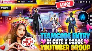 CUTE MOMENTS WITH CUTE V BADGE GIRL @realunicornib  - GARENA FREE FIRE