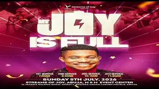 MY JOY IS FULL || SUNDAY SERVICE || 5TH JULY 2026