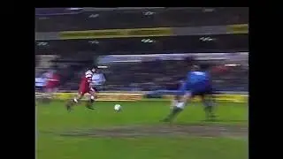 DEAN SAUNDERS GOAL LIVERPOOL V TOTTENHAM HOTSPUR 1991/92 BRITISH ISLES FOOTBALL MATCH