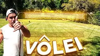 CONSTRU&Iacute; UMA QUADRA DE V&Ocirc;LEI NA MANS&Atilde;O COPA || VLOG 153