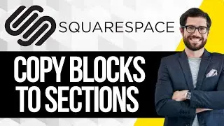 Как копировать блоки в другие разделы Squarespace