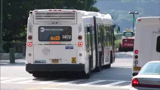 Riverbank Park bound 2012 Novabus LFSA #5872 on the Bx19