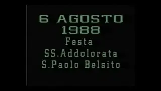 Festeggiamenti in onore di Maria SS Addolorata 1988 - San Paolo Bel Sito