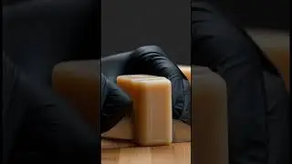 Satisfying pastel clay cutting ASMR 🎨🖤  Crisp slices, soft colors, ultimate relaxation.