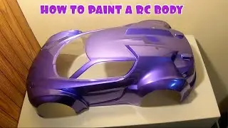 PART 1 OF 2 HOW TO PAINT A RC BODY
