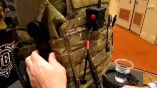 Тактическая гарнитура Tactical Command Industries TCI Liberator III с кнопкой PTT