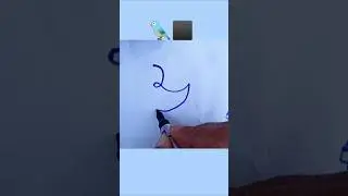 Cute Bird Drawing Easy Trick 🐦❣️ #shorts #trending #easydrawing #viral