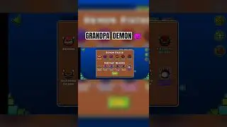 My first attempt on the only one GRANDPA DEMON👿#Tidal Wave #geometrydash #gaming