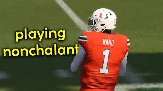 Not moving cam ward the whole game in cfb 25...