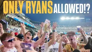Thousands of Ryans Take Over a Baseball Game | Colorado Rockies Meetup