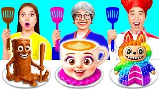 אני נגד סבתא אתגר לקישוט עוגות | קרב אוכל אפי
