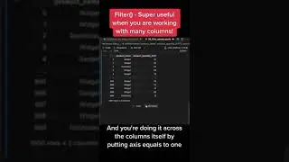 Super USEFUL pandas filter() in #python #pythonprogramming #pandaspythontutorial #data #analytics