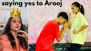Saying yes to Arooj |​⁠@7starfamily186 |￼