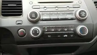 Honda civic 2006 to 2011 ac stays on