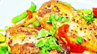 Pan-seared Chicken Breast With Mix Vegetables 