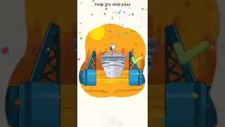 Delete Puzzle: Erase One Part 🔥Help the ship pass 🚢🛥️⛴️🛳️🚤#shorts #youtubeshorts #youtube
