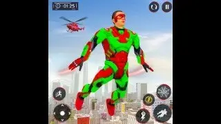 Flying Superhero Rope Hero Rescue_ Survival Mission