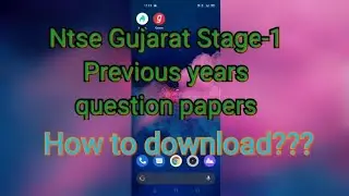 NTSE previous year question papers|| NTSE Stage-1 Gujarat previous year question papers||