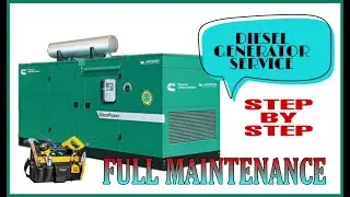 DG set service and maintenance, step by step, checklist / kulwinder machinery work /