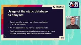 Static Analysis of macOS Application Bundle for Territorial Affiliation | JNUC 2022