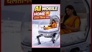 चलता-फिरता घर 😲 | Future AI Mobile Home #shorts