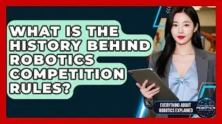 What Is The History Behind Robotics Competition Rules? - Everything About Robotics Explained
