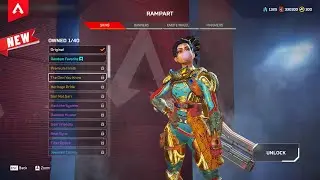 Apex Legends Season 6 - All RAMPART Skins, Voicelines, Poses,Banner and More