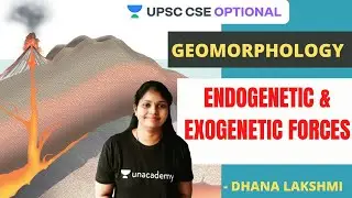 Geomorphology: Endogenetic & Exogenetic Forces | UPSC CSE/IAS | Dhanalakshmi