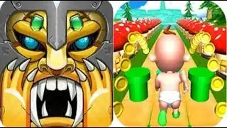 Jungle Runner Rush Temple vs Temple Baby Run