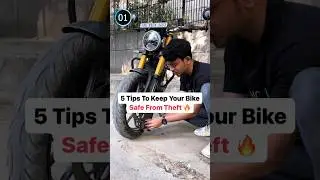 5 effective ways to secure your bike from theft 😍 #biketheft #bikesafety #disclocker #bikes