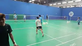 Sunday Badminton Doubles Queueing in SM Downtown Antipolo 