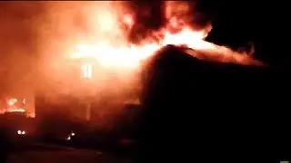 Fire department helpless as house fire rages out of control