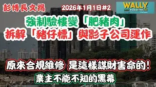 彭博長文揭：強制驗樓變「肥豬肉」？拆解「豬仔標」與影子公司運作，原來合規維修是這樣謀財害命的！