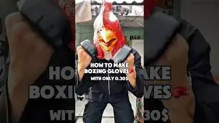 Tutorial How to Make Homemade Boxing Gloves🥊 #boxing #tutorial