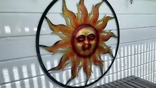 Bellaa Sun Outdoor Metal Wall Art Review