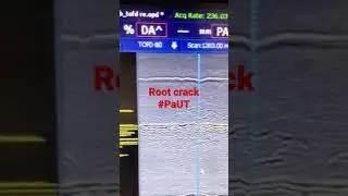 Root crack detection #PAUT #e-knowledge corner