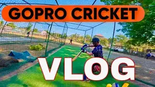 GoPro Cricket Batting Vlog l  Nets Practice l #vlog #cricketvlog #explore