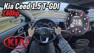 2025 KIA Ceed Sportswagon 1.5 T-GDI (140 hp) | TOP SPEED on the German Autobahn POV