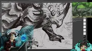 Drawing Characters and creatures tonight