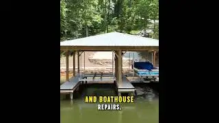Expert dock and boathouse solutions for your waterfront. #boathouse  #docks