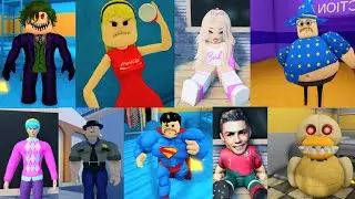 Roblox All Jumpscares RUN FROM RONALDO, Escape sherif dobeg's prison, SUPERHERO VS VILLAIN, DUCK BOT