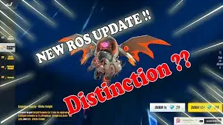 ROS NEW UPDATE? Distinction ??