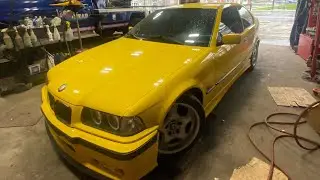 E36 Compact M50 First Drive ZF Gearbox//  (Suspension overhaul & Power Steering Setup)