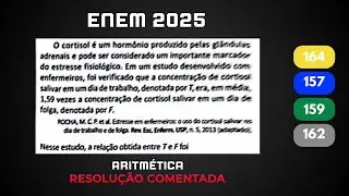 ENEM 2025 - Q164 - O cortisol &eacute; um horm&ocirc;nio produzido pelas gl&acirc;ndulas adrenais