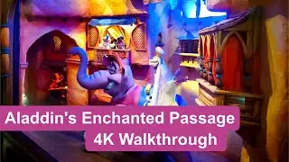 Aladdin's Enchanted Passage Walkthrough at Disneyland Paris. Low Light.