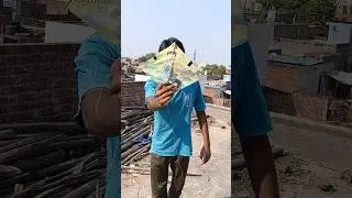 Duniy🌍 ki sabse choti patang🪁mini kite🪁 flying 🥰!!#shorts #viralshorts #kite #kiteflying