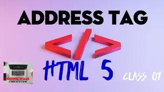 address tag -html5 tutorialin hindi - class-09|| coding wale