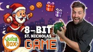 Кем был Святой Николай? | Священник играет в 8-битную игру «Святой» | Игры для детей! | Рождество!