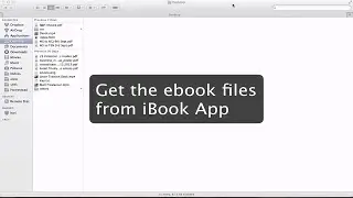 [Solved] Find iBook Folder Location or Get files from iBook App?