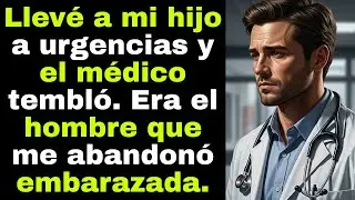 Llevé a mi hijo a urgencias y el médico tembló. Era el hombre que me abandonó embarazada.